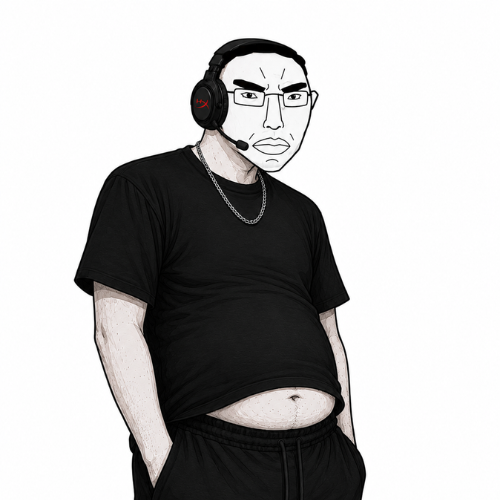 The face of $CELEBRITY: a headset-wearing meme coin trader